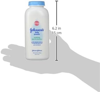 Johnson's Baby Powder with Naturally Derived Cornstarch Aloe & Vitamin E, Hypoallergenic, 9 oz - Image 10